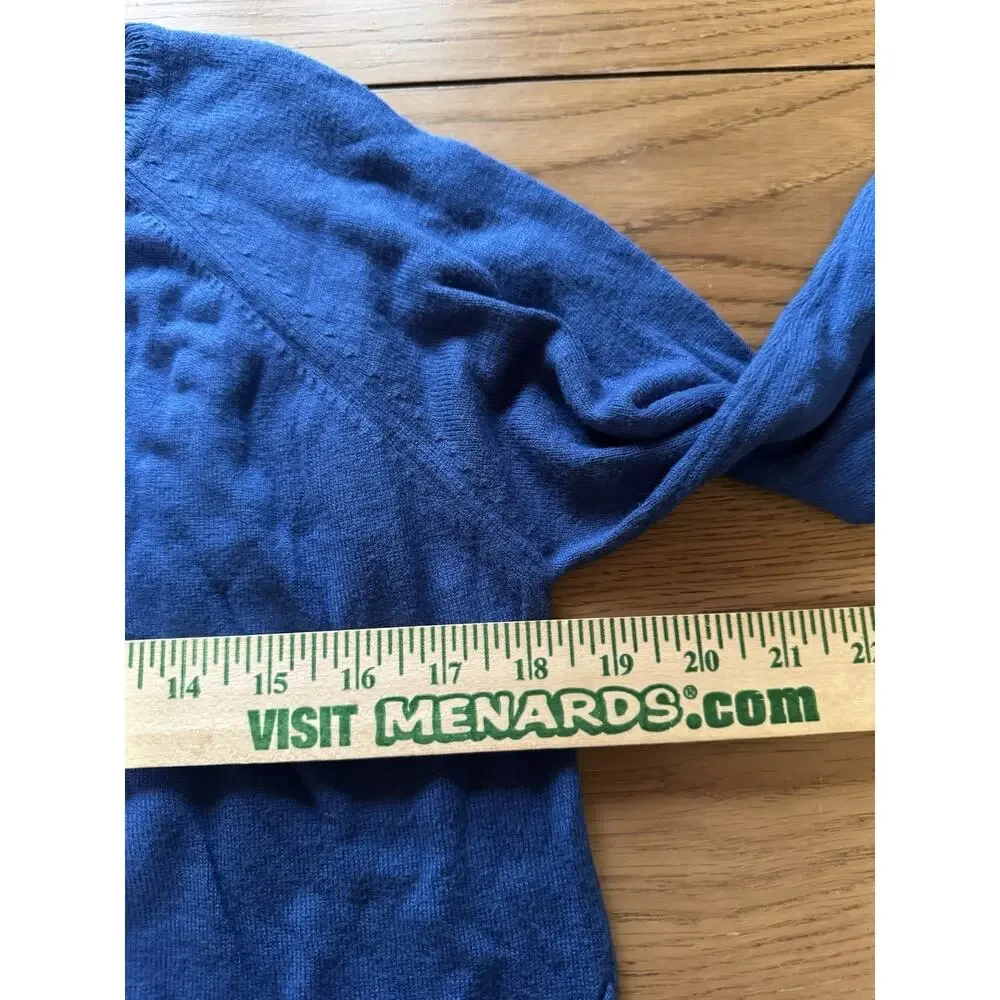 Philosophy Women Size‎ Medium Women Long Sleeve Sweater Blue Lightweight Stretch